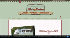 Desktop Screenshot of ailettes-et-carbus.fr